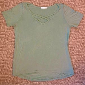 Cherish criss-cross t-shirt